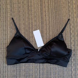 Silk maison lined bralette